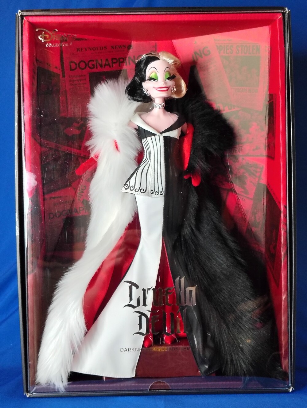 New In Box 2024 Mattel Creations Disney Darkness Descends Cruella De Vil Doll